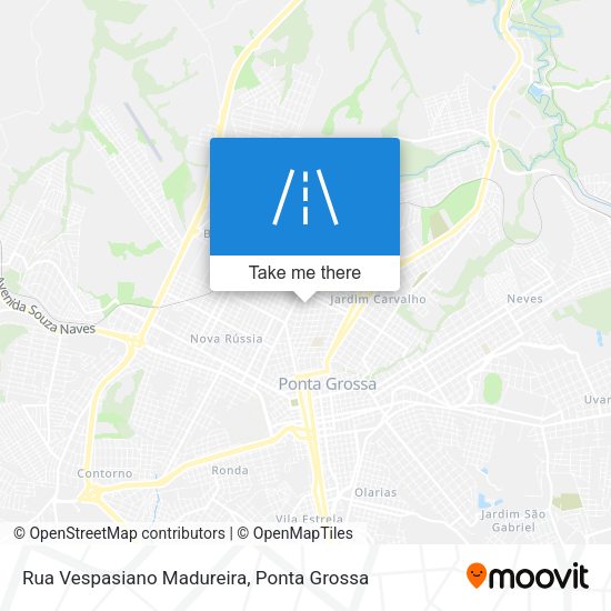 Rua Vespasiano Madureira map