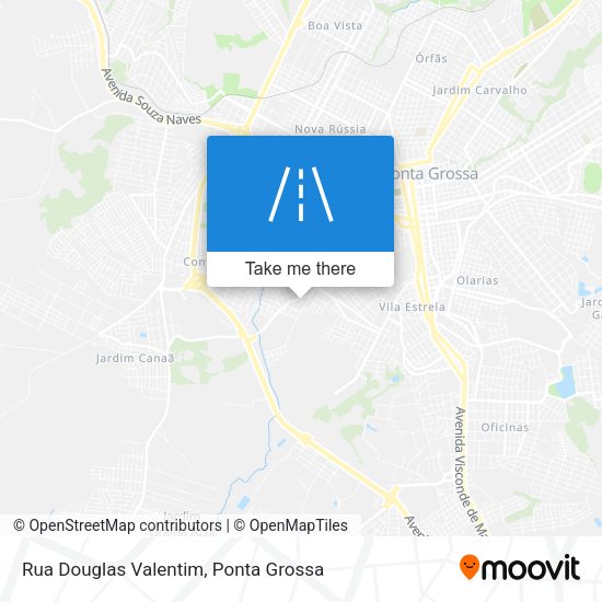 Rua Douglas Valentim map