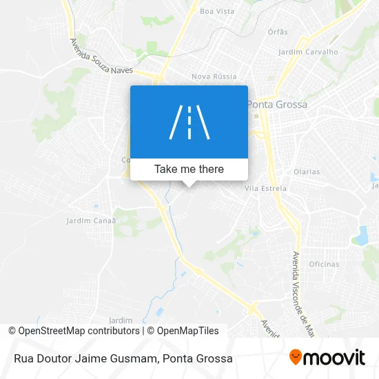 Rua Doutor Jaime Gusmam map