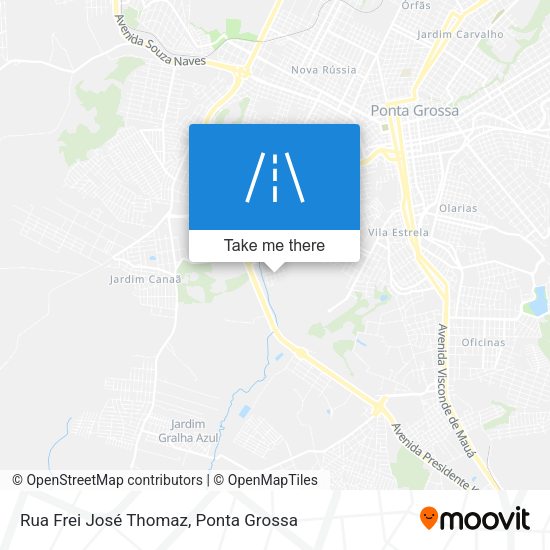 Rua Frei José Thomaz map