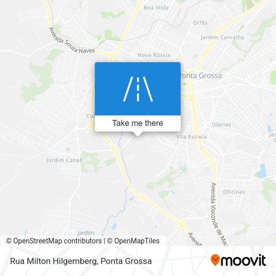 Rua Milton Hilgemberg map