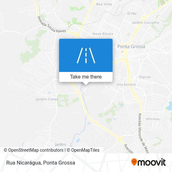 Rua Nicarágua map