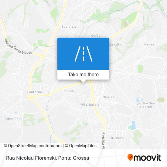 Rua Nicolau Florenski map