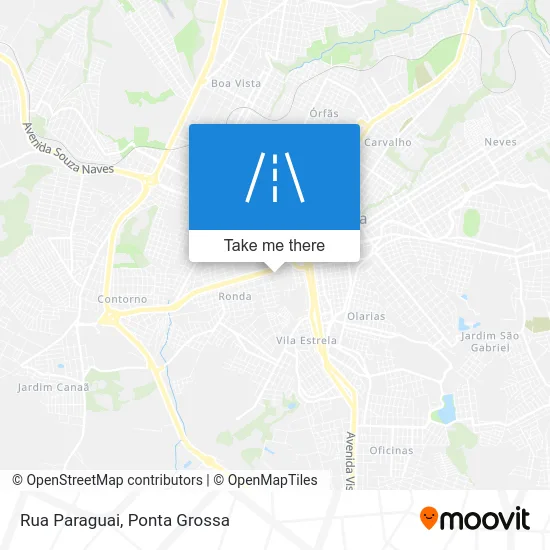 Rua Paraguai map