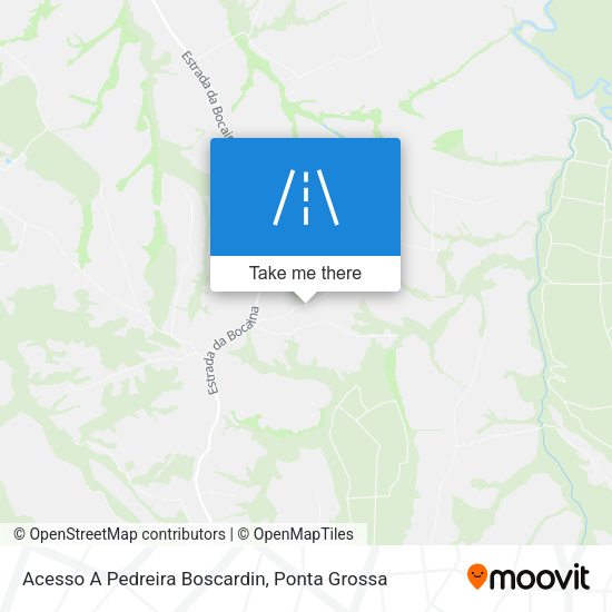 Acesso A Pedreira Boscardin map