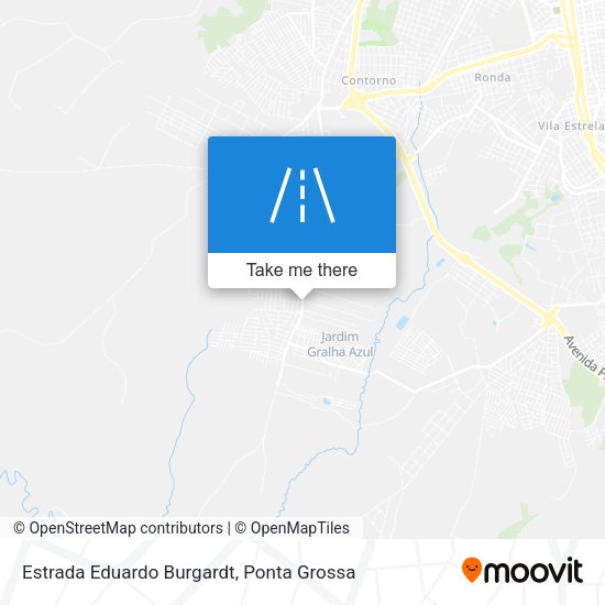 Estrada Eduardo Burgardt map