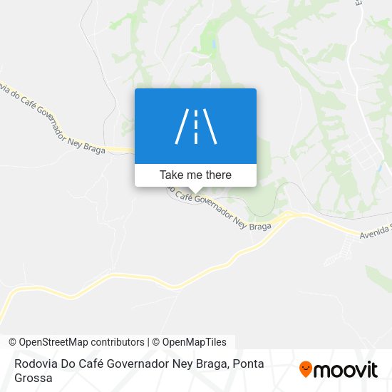 Rodovia Do Café Governador Ney Braga map