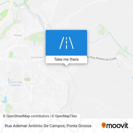 Rua Ademar Antônio De Campos map