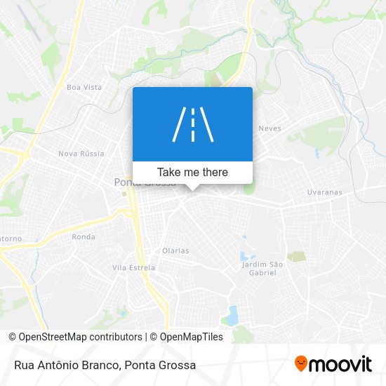 Rua Antônio Branco map