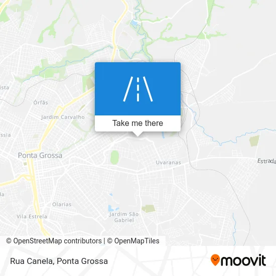 Rua Canela map