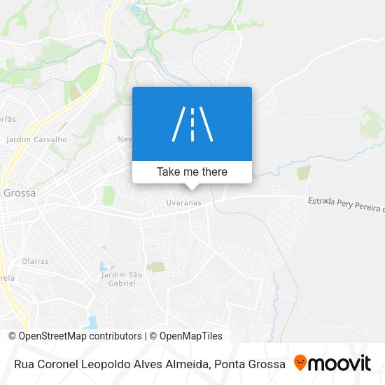 Rua Coronel Leopoldo Alves Almeida map