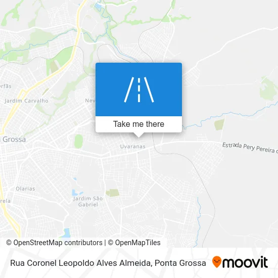 Rua Coronel Leopoldo Alves Almeida map