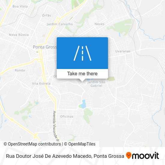 Rua Doutor José De Azevedo Macedo map