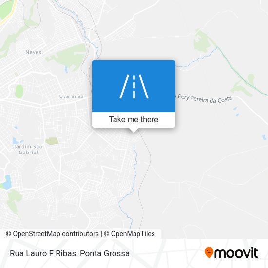Rua Lauro F Ribas map