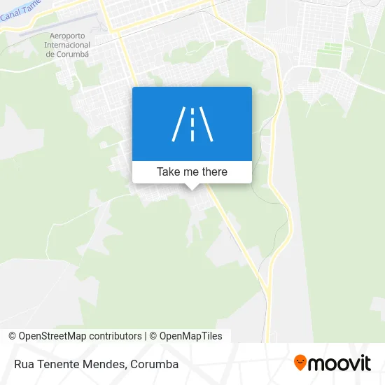 Rua Tenente Mendes map