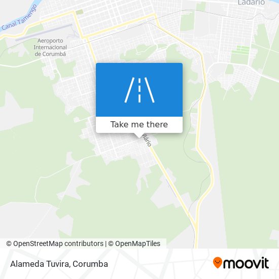 Alameda Tuvira map