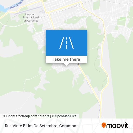 Mapa Rua Vinte E Um De Setembro