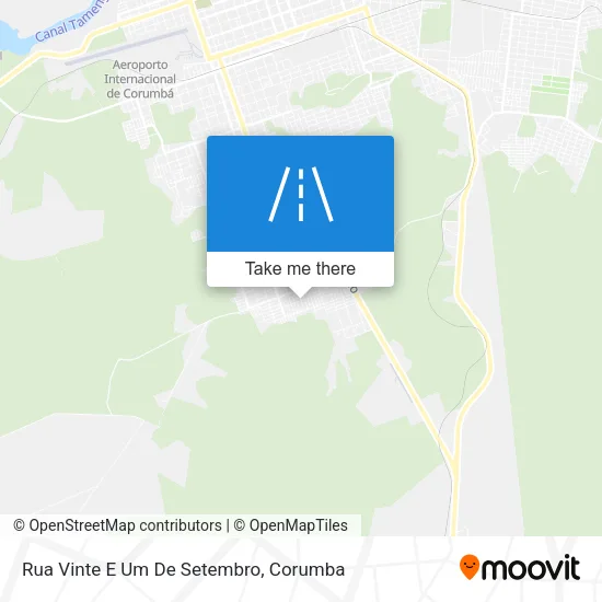 Rua Vinte E Um De Setembro map