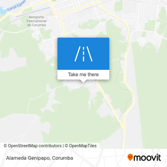 Alameda Genipapo map