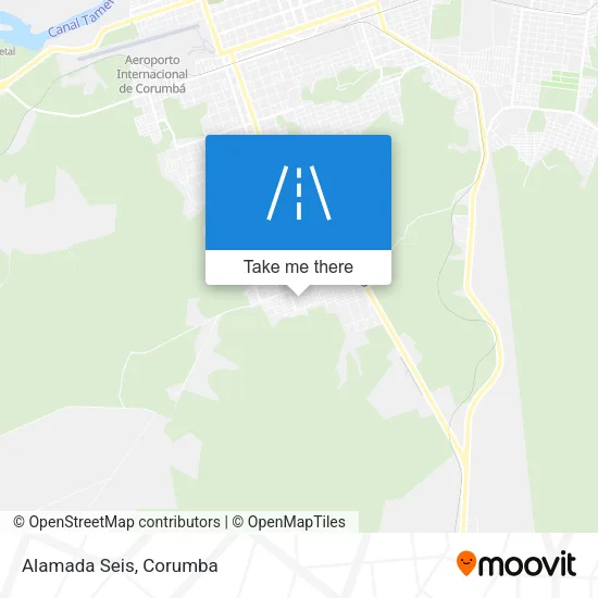 Alamada Seis map