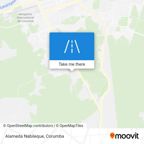 Alameda Nabileque map