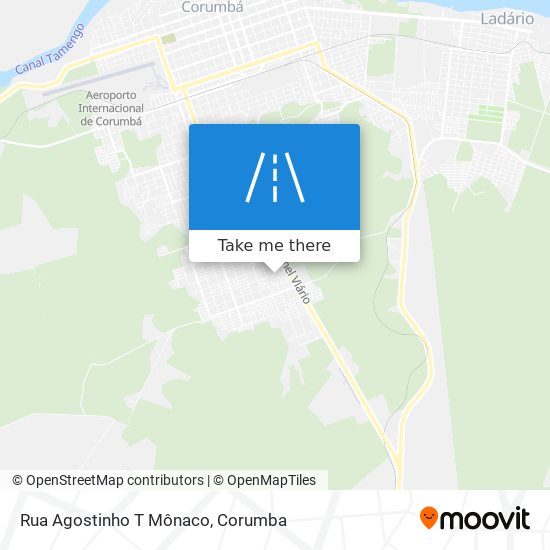 Rua Agostinho T Mônaco map