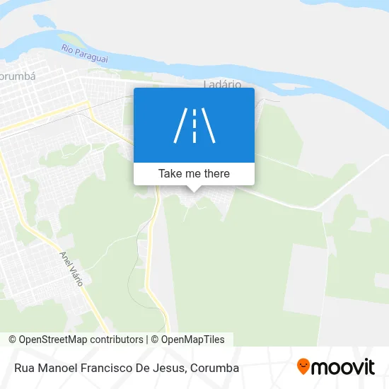 Rua Manoel Francisco De Jesus map