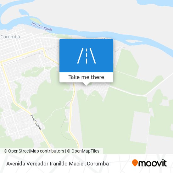 Mapa Avenida Vereador Iranildo Maciel