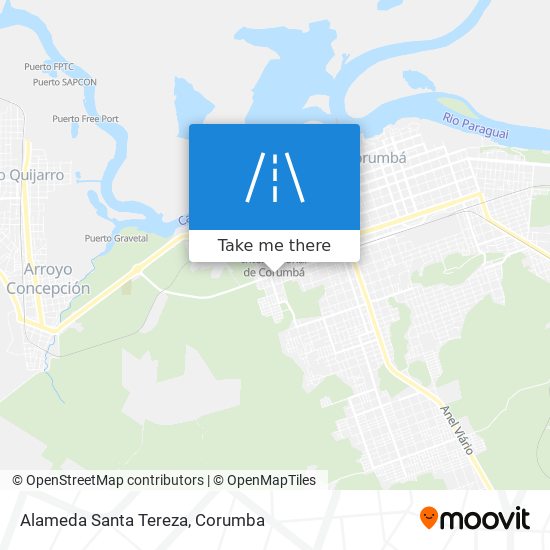 Alameda Santa Tereza map