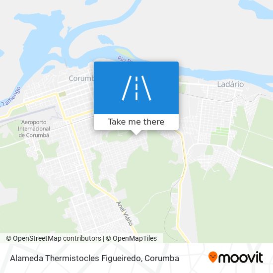 Mapa Alameda Thermistocles Figueiredo