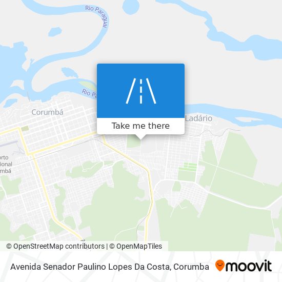 Mapa Avenida Senador Paulino Lopes Da Costa
