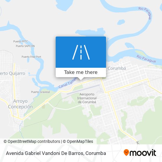 Mapa Avenida Gabriel Vandoni De Barros