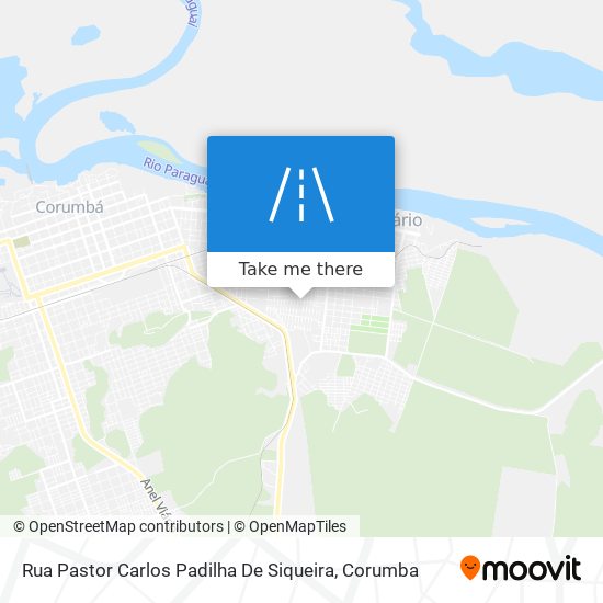 Mapa Rua Pastor Carlos Padilha De Siqueira