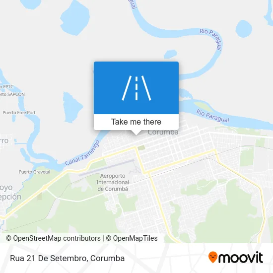 Rua 21 De Setembro map