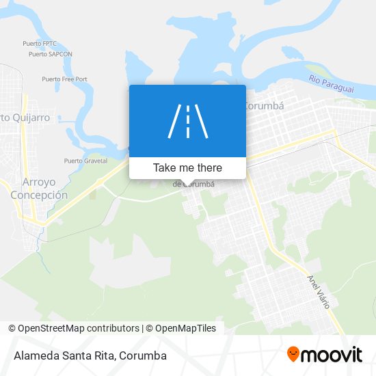 Mapa Alameda Santa Rita