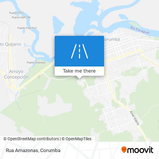 Rua Amazonas map