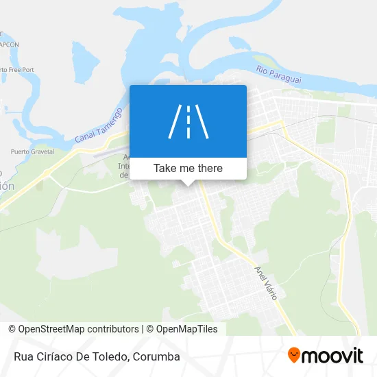 Rua Ciríaco De Toledo map