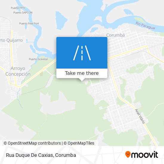 Mapa Rua Duque De Caxias