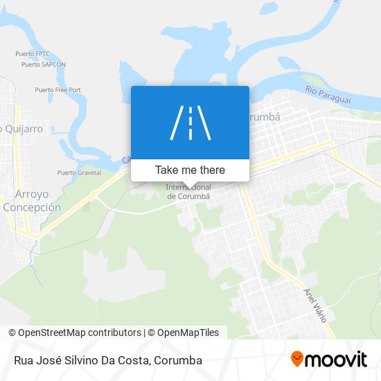Mapa Rua José Silvino Da Costa