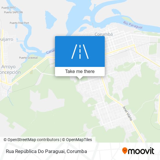 Rua República Do Paraguai map