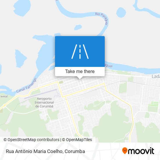 Mapa Rua Antônio Maria Coelho