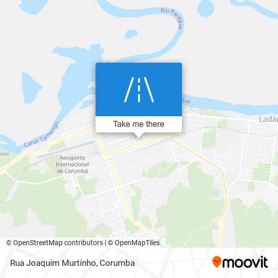 Mapa Rua Joaquim Murtinho