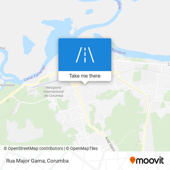 Rua Major Gama map