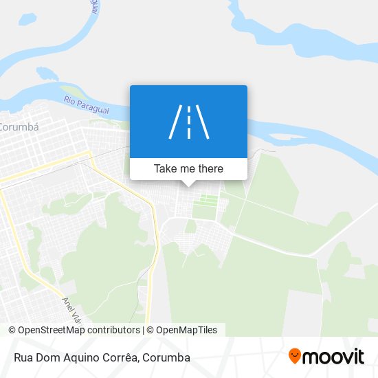 Mapa Rua Dom Aquino Corrêa