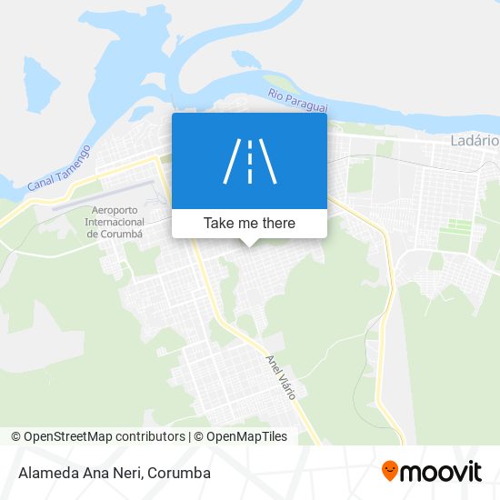 Alameda Ana Neri map