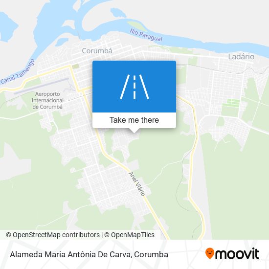 Mapa Alameda Maria Antônia De Carva