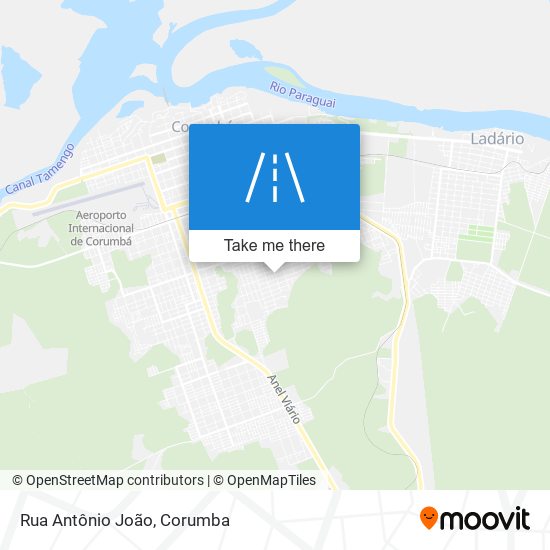 Mapa Rua Antônio João