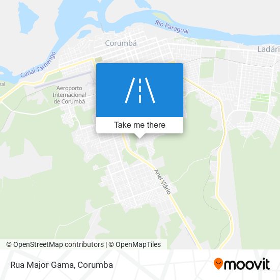 Mapa Rua Major Gama