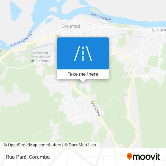 Rua Pará map