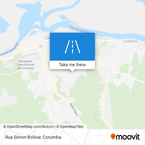 Mapa Rua Simon Bolívar